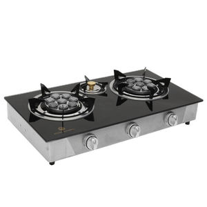 Vidrio Templado para Electrodomésticos de Cocina y Estufas, Estufa de <span class=keywords><strong>Gas</strong></span> de Doble Quemador en Oferta, Estufa de <span class=keywords><strong>Gas</strong></span> de 2 Quemadores - Product Image 1