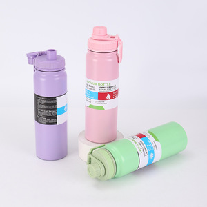 Botella de Agua Aislada al Vacío de Acero Inoxidable, Termo de Boca Ancha, Vaso Portátil para Viajes, Oficina y Actividades al Aire Libre - Product Image 3