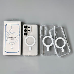 Étui magnétique transparent en acrylique JOYPORODO C010 pour <span class=keywords><strong>Samsung</strong></span> S23 S24 S25 S26 Ultra Plus pour iPhone 11~17 Pro Max, étui transparent - Product Image 6