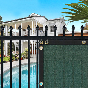 Malla de Privacidad Verde HDPE de <span class=keywords><strong>5</strong></span> Pies, Pantalla de Privacidad para Jardín, Malla Opaca para Balcón y Plantas - Product Image 4