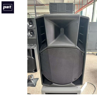 Enceinte active PA 15 pouces 650W, portable, en plastique, avec Bluetooth, système audio DJ, haut-parleur XLR pour événements en extérieur