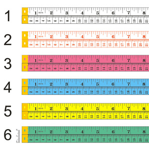 Biểu Tượng Tùy Chỉnh 60 Inch /150Cm Màu Mềm Pvc Băng Đo Đôi Quy Mô Đo Băng Cho May May Vải Cai Trị - Product Image 3