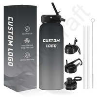 Bouteille d'eau personnalisée, portable, sans minimum de commande, écologique, vierge, unique, sur mesure, pas chère