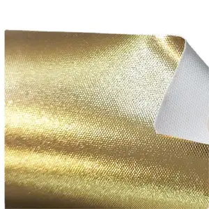 Glänzende goldene Leinwand druckbare Inkjet-Polyester-Leinwand rolle für Öko-Lösungsmittel tinte