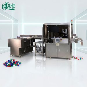 Machine de marquage laser UV pulsé haute vitesse à double tête pour alimentation automatique de bouchons de bouteilles, avec inspection visuelle et association des données - Product Image 1