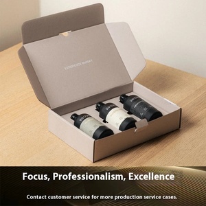 <strong>Custom</strong> Kraft <strong>Paper</strong> Corrugated <strong>Boxes</strong> For Apparel Clothes Packaging Matt Lamination Foil Specifications For Mailing &amp; Shipping - Product Image 4