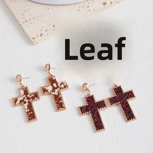 Pendientes de Cruz <span class=keywords><strong>para</strong></span> <span class=keywords><strong>Mujer</strong></span>, Oro y Plata, Joyería Cristiana Hipoalergénica, Sin Níquel, Regalos Religiosos de Confirmación, Venta al Por Mayor - Product Image 1
