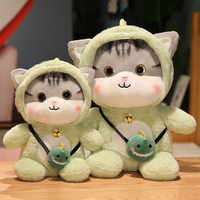 Peluche de Gato Súper Suave y Adorable, Juguete de Peluche Transformable en Conejo, Dinosaurio, Unicornio, Juguete de Peluche Kawaii, Regalo para Niños