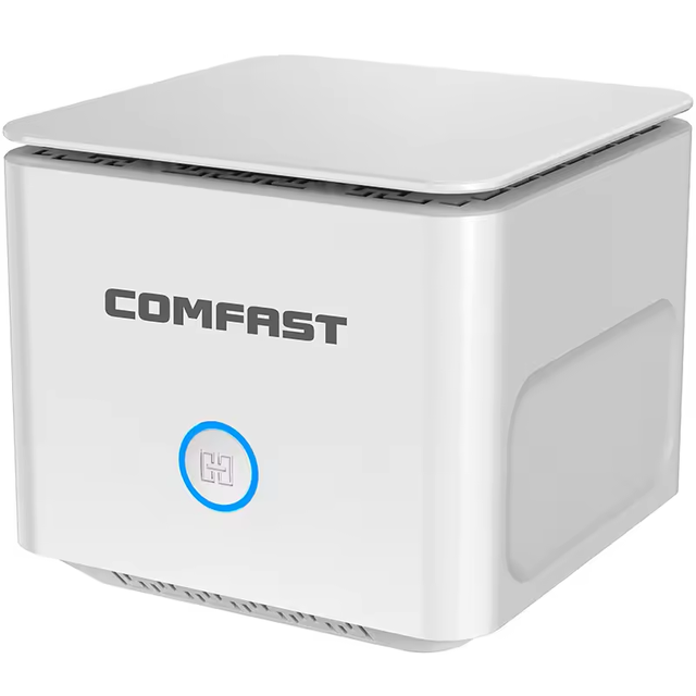 2024 New Product COMFAST CF-WR651AC MediaTek Mesh Router 4*5dBi Antennas WiFi5 Mesh 1200Mbps Gigabit Router MIMO Support Openwrt