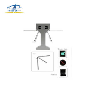 Tourniquet de trépieds de HFSecurity TR03 OEM/ODM barrière facultative disponible reliant le dispositif de contrôle d'accès bidirectionnel facial - Product Image 5