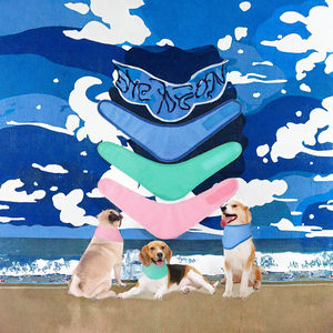 قابل للتعديل قابل لإعادة الاستخدام الكلب وشاح تبريد فوري الحيوانات الأليفة باندانا الرقبة التفاف للطقس الحار الصيف للهدايا في الهواء الطلق عيد الميلاد - Product Image 3