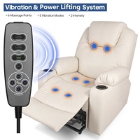 Fauteuil masseur électrique large ergonomique, siège inclinable, avec fonction chauffante, pour loisirs, Salon et maison, haute qualité