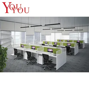 חדש מודרני עיצוב משרד מחיצה פשוט שולחן משרד שולחן פתוח תחנת עבודה