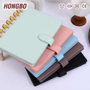 Planificador de Presupuesto Hongbo Más Vendido de 10 Colores en Cuero Saffiano Pequeño con Encuadernación de Discos B5 Como <span class=keywords><strong>Agenda</strong></span>/Organizador Estético para Presupuesto de Vida - Product Image 1