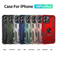 2025 étuis de téléphone antichoc avec porte-anneau en métal dur PC armure coque de téléphone robuste pour Vivo V21 5G Y11S Y53Scouverture arrière