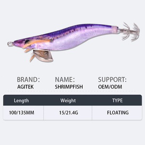 Señuelo Duro Artificial para Pesca de Fondo de Carpa Japonesa, Serie Egi-Oh Live Lightweight, ABS, Reflectante a los Rayos UV, para Calamar, Lucioperca, Bacalao, Señuelo Duro para Océano - Product Image 2