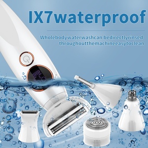 IRUIBEAUTY - Set de Depilación 5 en 1 para Mujer con Logotipo Personalizado, Depiladora Impermeable IPX7 con Removedor para Zonas Públicas y Privadas - Product Image 4