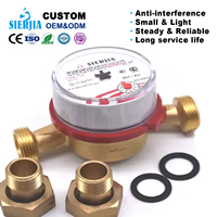 Ventes directes usine – Compteur d'eau numérique à jet unique, corps en laiton, protection IP68, classe B ISO 4064, tailles multiples, personnalisable OEM