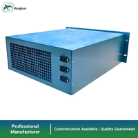 Banco de carga de alta precisión de 8kW y 19 pulgadas, tipo rack, con refrigeración por aire, control dual local y remoto para pruebas de potencia de inversores y generadores.