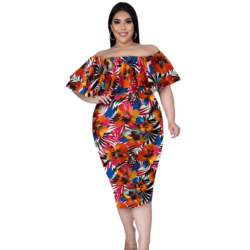 sachin and babi light blue dress Coolmee Womens Summer Plus Size Midi Dress Off The Shoulder Ruffle Party  Dress Wrap Casual Beach Long Sundress 3XL Pink : Target main image 0