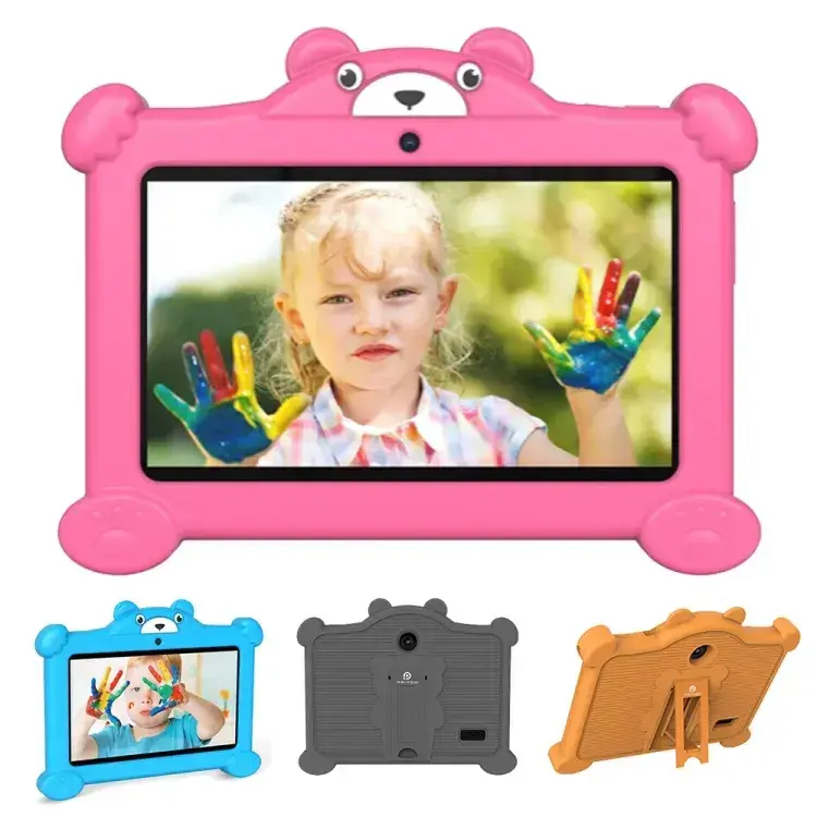 Tableta educativa para estudiantes 2 + 32 Gb, tableta delgada resistente para niños, Quad Core, 1,5 Ghz, compatible con Wifi 6, tableta Android
