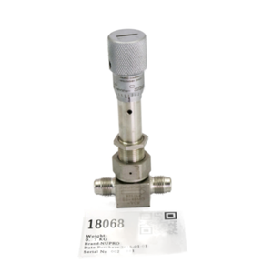 8 (จำนวน 12 ชิ้น) ไมโครมิเตอร์ NUPRO, วาล์วแบบมีท่อวัดปริมาณ SS, MVCR SS-4BMG-VCR - Product Image 1