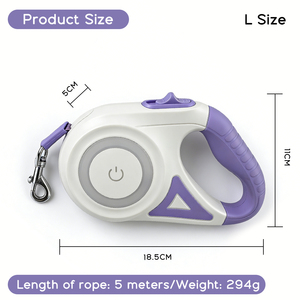 Correa de perro de plomo retráctil automática cómoda para perros pequeños y medianos Característica sostenible - Product Image 2