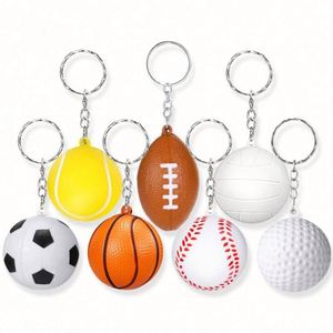 Porte-clés anti-stress en forme de ballon de football - Product Image 3