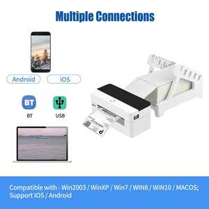 Impresora Térmica de Etiquetas de Envío de Escritorio con Soporte para Etiquetas de 4x6, Todo en Uno, USB, Bluetooth y WIFI, para Etiquetas Térmicas - Product Image 5