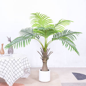 <span class=keywords><strong>Chrysalidocarpus</strong></span> <span class=keywords><strong>Lutescens</strong></span>, adorno para el hogar, plantas de interior de plástico verde simulado de estilo nórdico para plantas artificiales interiores - Product Image 3