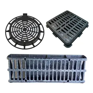 SYI Ductile Iron D400 Heavy Duty Gully Grating With Flat Top Or V-Shape Top