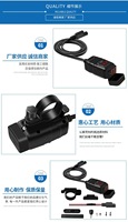 Chargeur de téléphone pour moto, étanche, double QC3.0, charge rapide USB 12V, voltmètre, interrupteur de mise hors tension