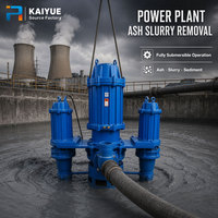 Pompa Lumpur Sentrifugal Kaiyue Industry Direct Sale untuk Pertambangan, Pengolahan Pasir dan Kerikil, Pompa Slurry Listrik Medium Submersible