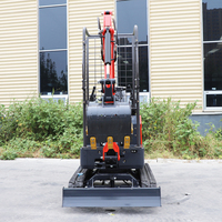 Excavator Mini Hidrolik Crawler Buatan China 1.2 Ton 1.8 Ton Bersertifikasi CE EPA untuk Pertanian, Kebun, dan Halaman