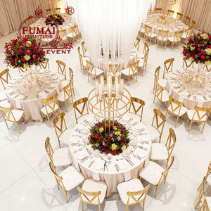 Dubai Party Últimas sillas de comedor de acero inoxidable para bodas 2025 - Product Image 4