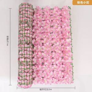 EG-A225人造绣球花和爬行常春藤树篱婚礼和复活节护栏装饰绣球花和常春藤墙树篱 - Product Image 4