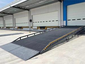 Adjustable <b>Mobile</b> 5-<b>15t</b> Warehouse <b>Yard</b> Hydraulic <b>Mobile</b> Container Load Loading <b>Ramp</b> - Product Image 5