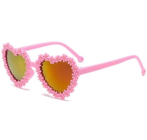 Gafas de Sol para Niñas con Diseño de Corazón, Protección UV400, Estilo Fresco y Dulce para Salidas al Aire Libre, Gafas Personalizadas - Product Image 3