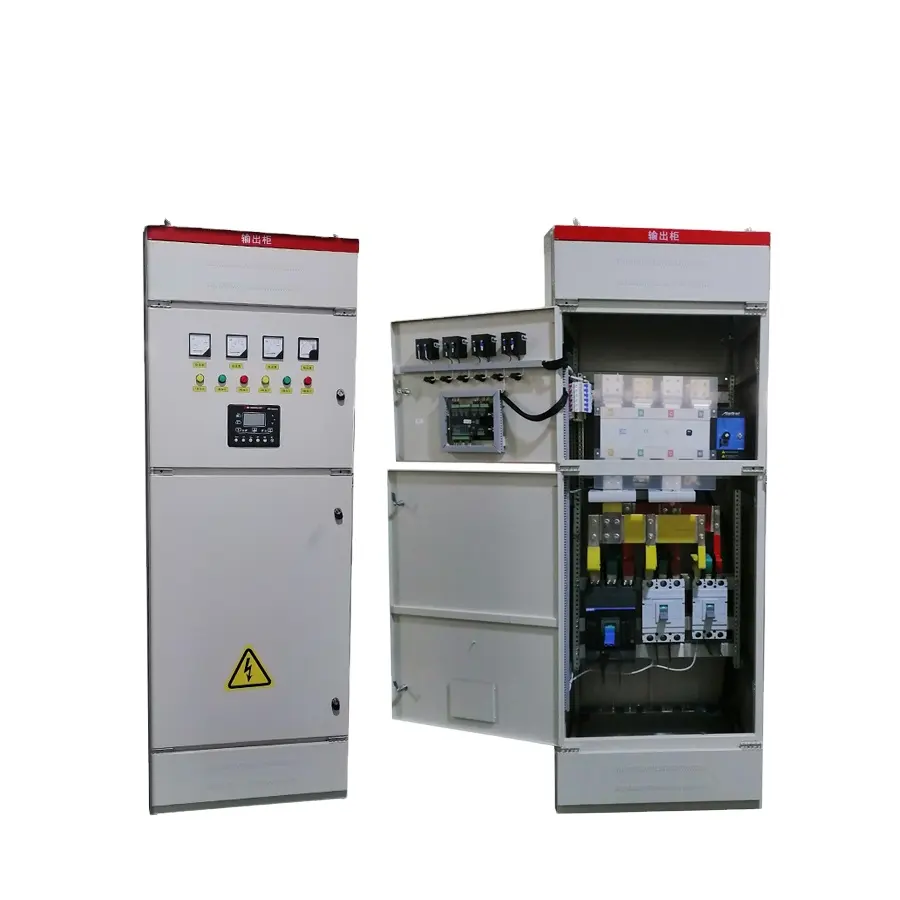 Gabinete de distribución de energía Gabinete de control del generador Gabinete de distribución de grupo electrógeno personalizado