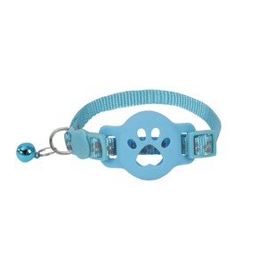 Safety Nylon Anti-Lost Reflective Breakaway <b>Cat</b> <b>GPS</b> <b>Tracker</b> Collar AirTag <b>Cat</b> Collar Wholesale - Product Image 3