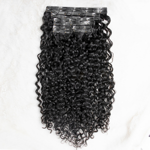 Doppia annegamento russo Remy 100 capelli umani senza soluzione di continuità Clip In estensione per capelli Clip nei capelli - Product Image 1