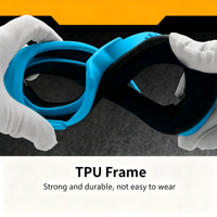 Masque de ski/snowboard à lentille PC, cadre TPU, anti-buée UV400, éponge sphérique triple couche, compatible OTG, directement de l'usine