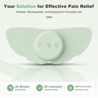 Appareil TENS sans fil DOMAS 023H pour usage domestique, physiothérapie, récupération musculaire, soulagement des crampes menstruelles et des douleurs de règles, 26 modes, 25