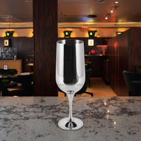 Acier inoxydable 304 de haute qualité pour verres à champagne et à vin rouge Outils de barre absorbant les chocs en forme d'ampoule