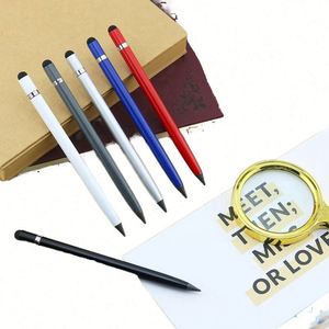 Crayon métallique HB sans encre avec logo personnalisé, aluminium durable, plusieurs couleurs, réutilisable à l'infini, effaçable, pour étudiants, bureau, école - Product Image 6