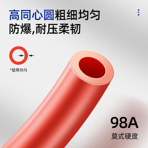 สายลมนิวเมติก Pu Spring Air Hose ขนาด 9.5 มม. 3/8 นิ้ว สำหรับใช้กับเครื่องอัดอากาศและปั๊ม - Product Image 3