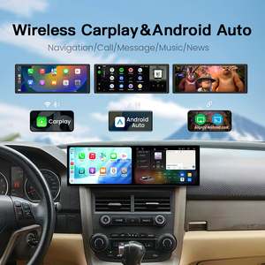ZWNAV Pantalla Dual de 9.1 Pulgadas para <span class=keywords><strong>Honda</strong></span> <span class=keywords><strong>CRV</strong></span> <span class=keywords><strong>2007</strong></span>-2011, Reproductor Multimedia, Unidad Principal con Reproductor de CD, Radio para Auto, Video, DSP, Carplay, <span class=keywords><strong>GPS</strong></span> - Product Image 3