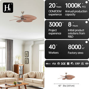 Ventilador de Techo Moderno de 52 Pulgadas para Interiores y Exteriores, 6 Velocidades, Ultra Silencioso, con Control Remoto, Luz LED, Hierro, 3 Aspas - Product Image 4