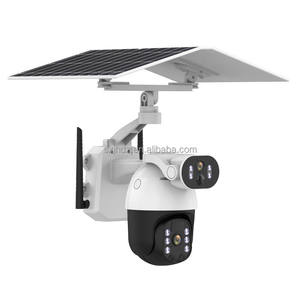 Haute qualité 6MP WIFI PTZ caméra solaire double aile double objectif micro intégré <span class=keywords><strong>Vision</strong></span> <span class=keywords><strong>nocturne</strong></span> CMOS nuage suivi de mouvement humain grand Angle - Product Image 1