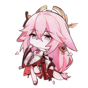 Llavero Acrílico de Anime Genshin Impact con Personajes de Dibujos Animados: Hu Tao, <span class=keywords><strong>Raiden</strong></span> <span class=keywords><strong>Shogun</strong></span>, <span class=keywords><strong>Yae</strong></span> <span class=keywords><strong>Miko</strong></span> - Product Image 6